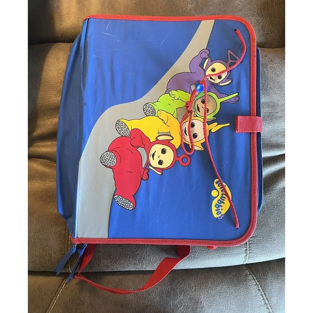 Vintage 1999 Teletubbies‎ Activity Lap Bag Kids Travel Carry Case Rare